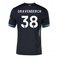 Fotbalové Dres Liverpool Ryan Gravenberch #38 Venkovní 2024-25 Krátký Rukáv